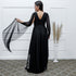 Vestido três listras pequenas com capa
